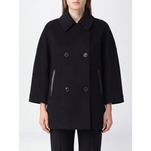 Double-Breasted Knee-Length Cashmere Coat Max Mara With Dropped Shoulders